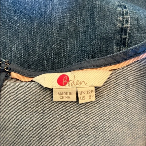 Boden Blue Denim Dress - Picture 3 of 5